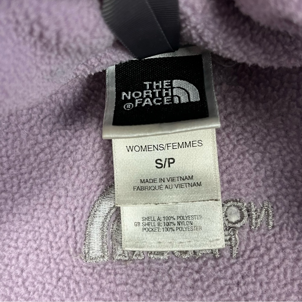 The North Face Jacket Women Small Lavender Denali Fleece Full‎ Zip Polartec - Picture 2 of 10